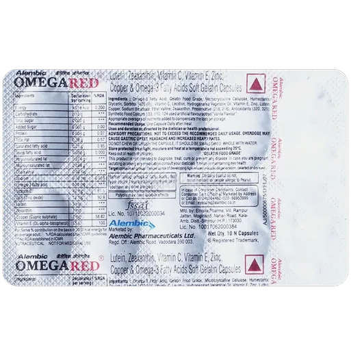 omegared capsule 10's